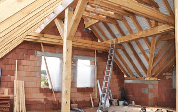 Hanging Bank attic trusses