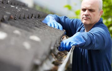 cleaning and inspecting Hanging Bank roofs